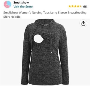 Long-sleeve nursing hoodies, EUC
